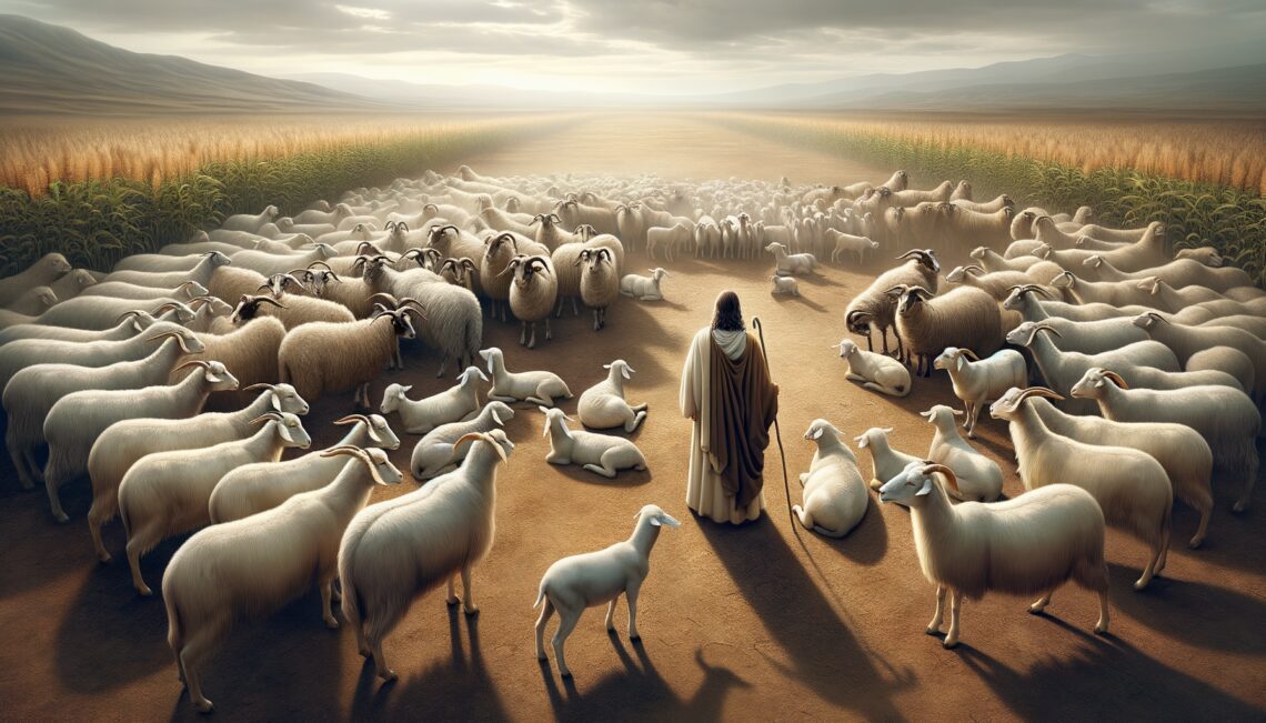O que significa a separação entre ovelhas e bodes em Mateus 25:32?