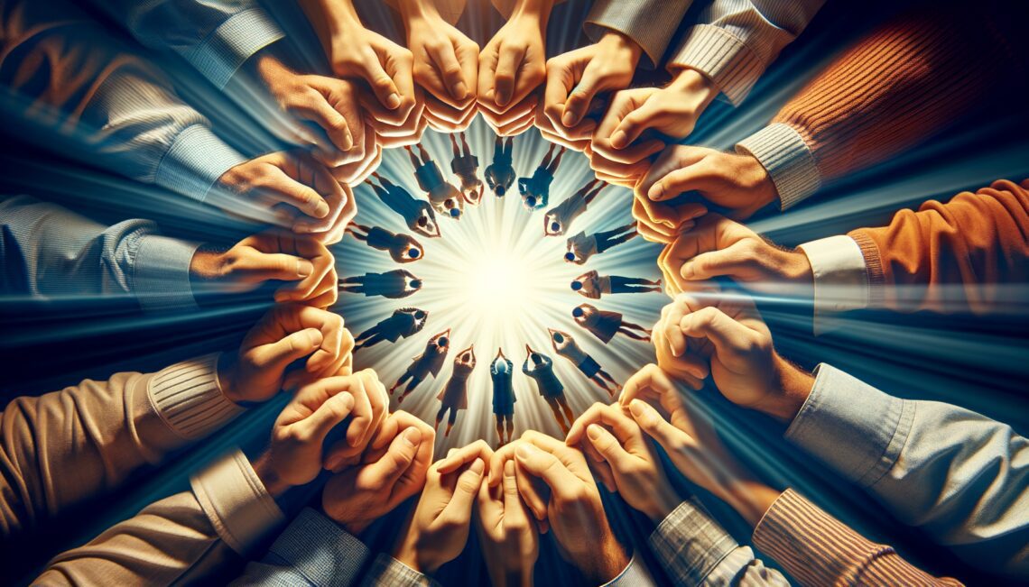 Qual é o papel da oração na busca por unidade no corpo de Cristo?