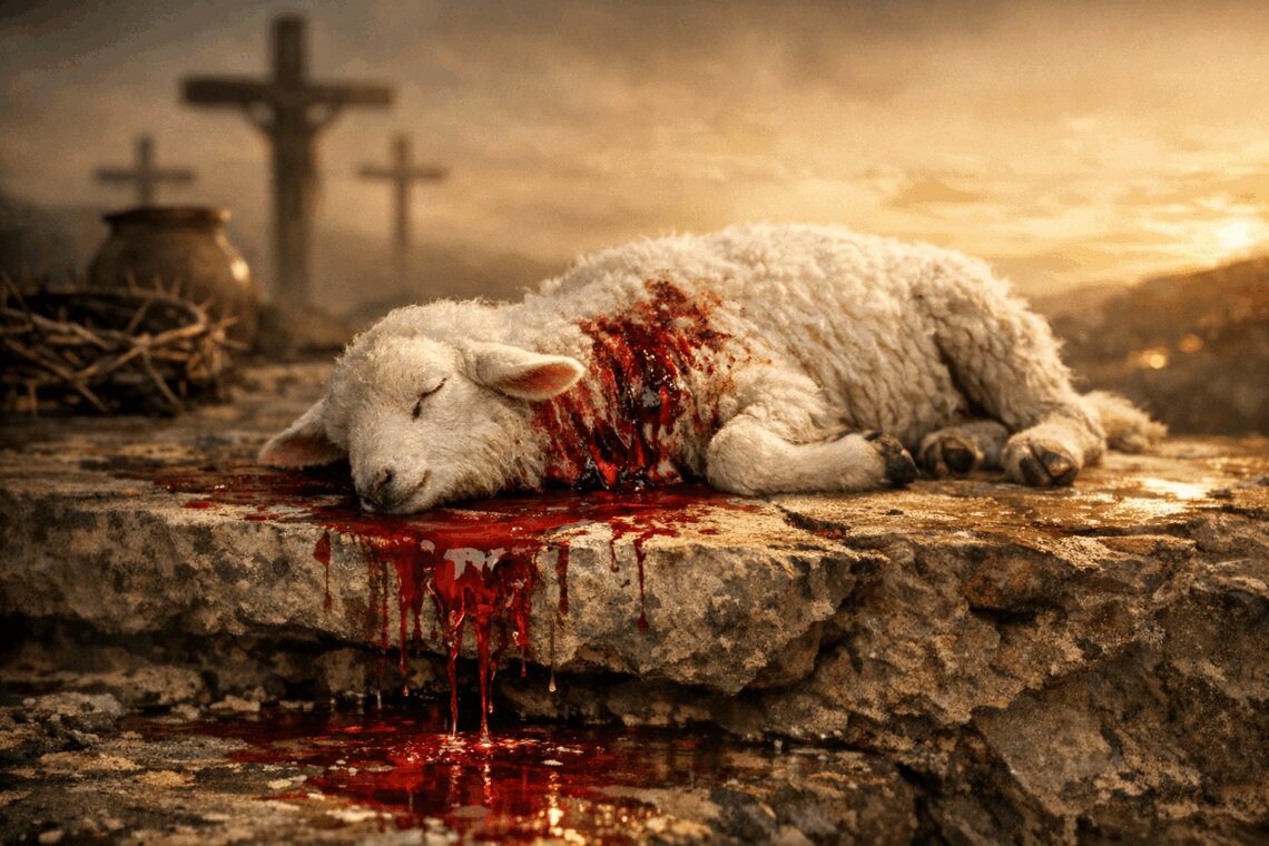 Como o sangue do cordeiro em Êxodo 12 aponta para o sacrifício de Cristo?