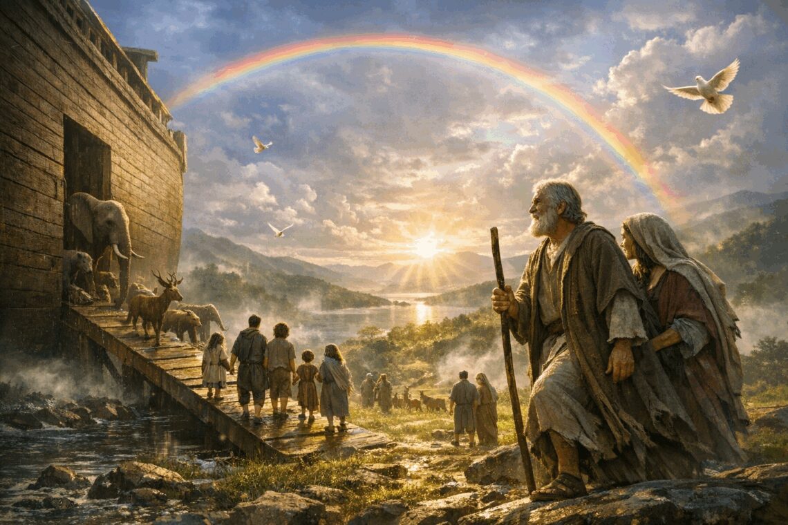 Como Deus ofereceu uma nova chance à humanidade após o Dilúvio?